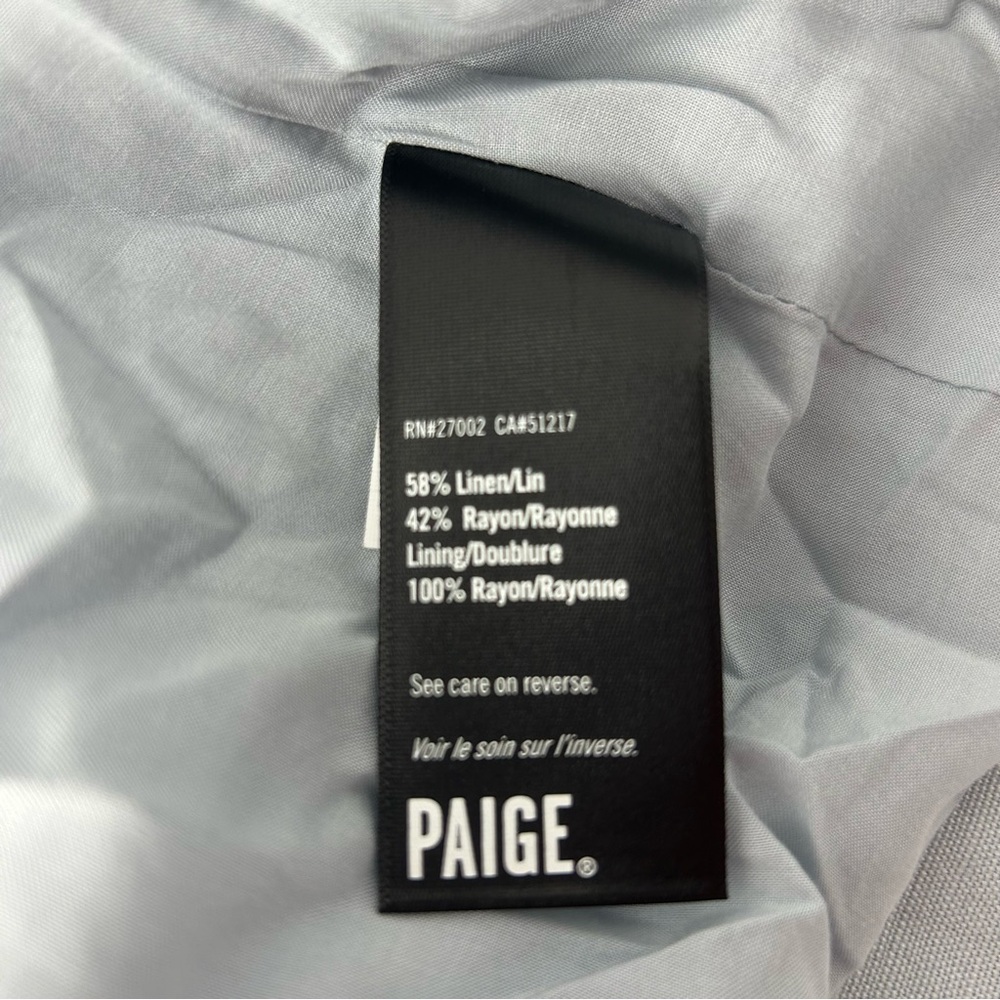 PAIGE Light Gray Jacket - Picture 7 of 8